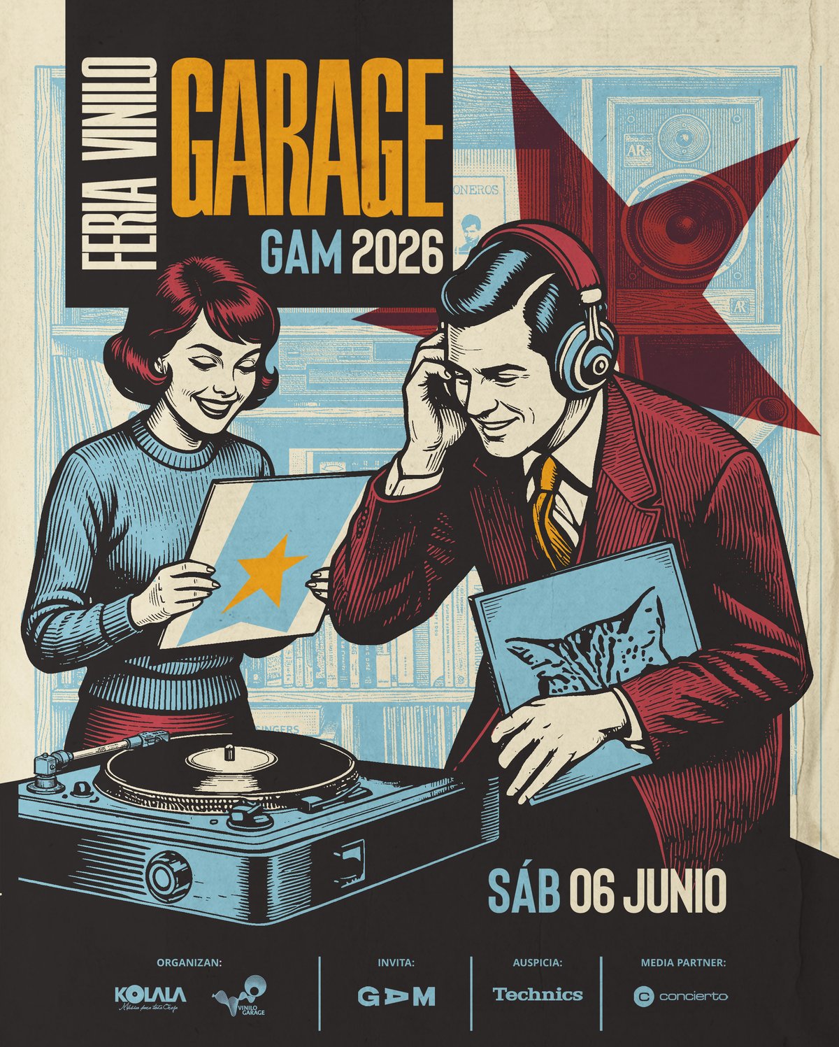 Vinilo Garage JUNIO 4x5